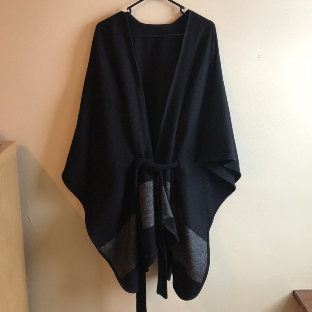 Ann Taylor Tie Waist Poncho